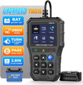 Enhanced Universal OBD2 Scanner with Battery Tester - Car Engine Fault Code Reader CAN Diagnostic Scan Tool, Read and Clear Error Codes for 1996 or Newer OBD2 Protocol, Plug & Play