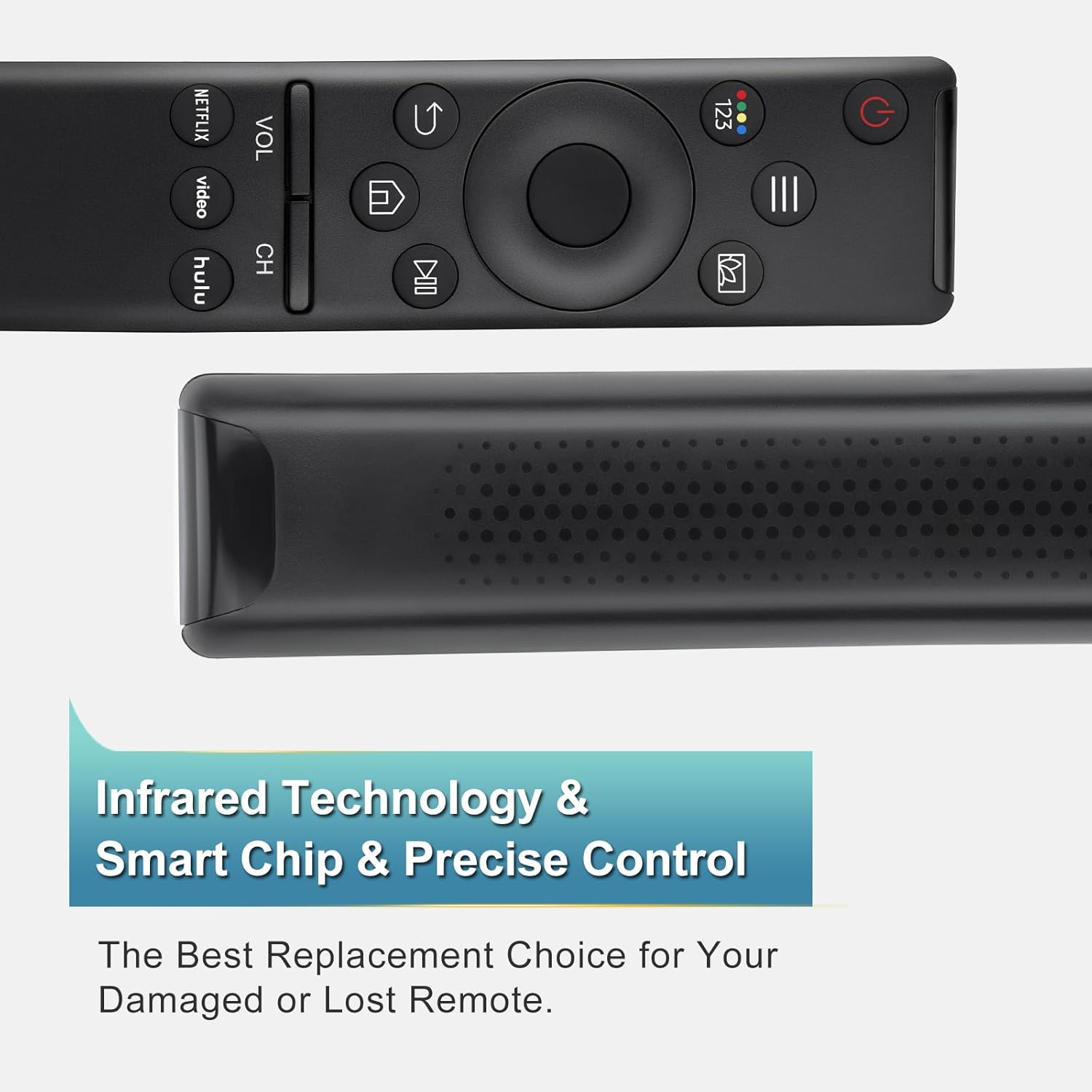 Universal Replacement for Samsung-Smart-TV-Remote, New Upgrade Infrared for Samsung Remote Control, with Shortcut Buttons