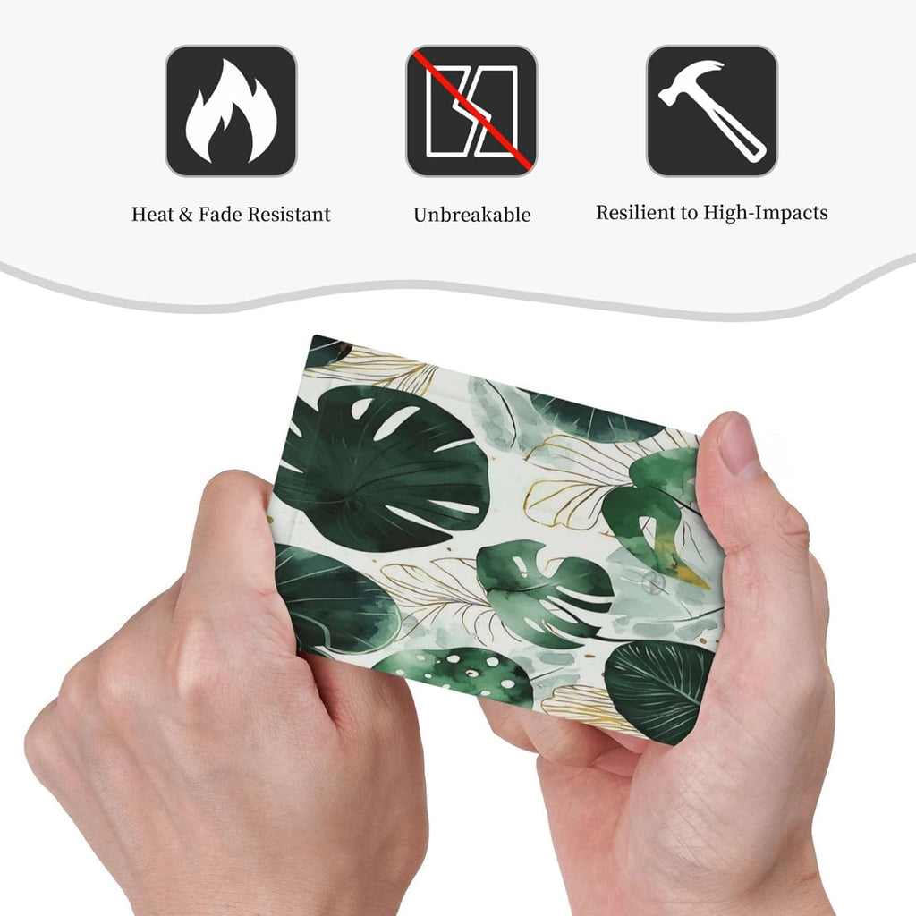 Boho Tropical Green Leaf Watercolor Banana Leaves Light Switch Cover Plate 1 Gang No Device Blank Electrical Wall Plates Faceplate Decorative Switch Plate For Bed Room Living Room Decor