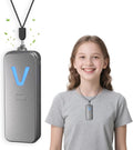 Air Purifier – F2V Portable Personal Wearable Mini Negative Ion Air Ionizer, USB Rechargeable, Filter-Free & Quiet, Ideal for Travel, Commute, Home & Office, Gray or White
