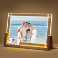 LOUISMIAA Customized Picture Frames Night Light,Decorative Plaque Anniversary Birthday Mother’s Day Father’s Day Valentine’s Personalized Gifts for Boyfriend Girlfriend Couple Same Day Shipping