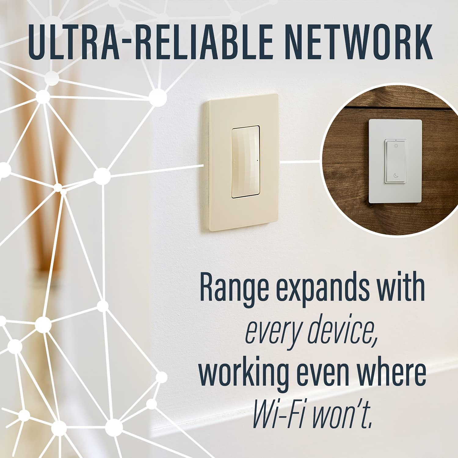 Legrand Radiant WNRL50NI Smart Tru-Universal Dimmer with Netatmo, Compatible with Alexa, Google Assistant & Apple HomeKit, Nickel (1 Count)