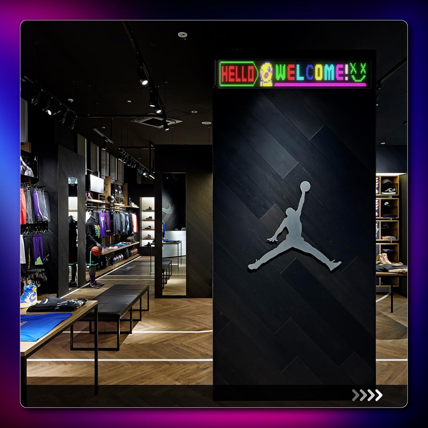 Large Programmable LED Sign, P5 Resolution Indoor Store LED Sign, Bluetooth APP, for Business Retail Shop Window Display (49"x 8")