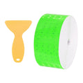 PATIKIL 2 Inch x 82 ft Reflective Tape, 1 Roll Waterproof Self Adhesive High Visibility Caution Warning Safety Tape Reflector with Scraper for Trucks Trailers Cars, Green