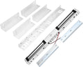 Dual Door Electromagnetic Lock 600lbs | 12V with LED Indicator | NO/NC Options | Fits Double Door Access Control with Z and L Bracket (Dual Door Magnetic Lock 600lbs+Z and L Aluminum Alloy Bracket)