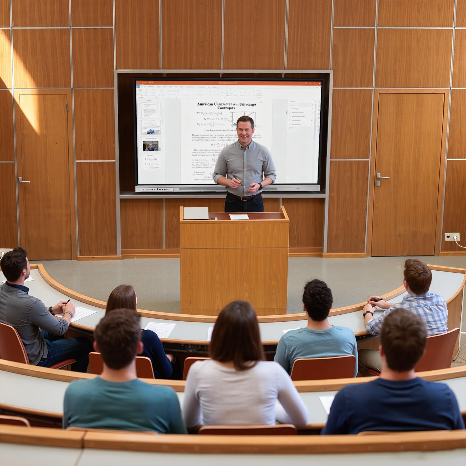 Smart Board, 75" Interactive Whiteboard with Google EDLA, Built-in Digital Whiteboard, Wireless Casting, Split-Screen & Unlimited Canvas for Business and Education (Wall Mount Included)