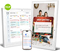 UPGRADED 15.6" Digital Calendar, Smart Touchscreen Chore Chart & Planner with Mobile Interconnection, Multi-functional Electronic Calendar for Schedule, Meal Planner, Chore Chart, Photo Display