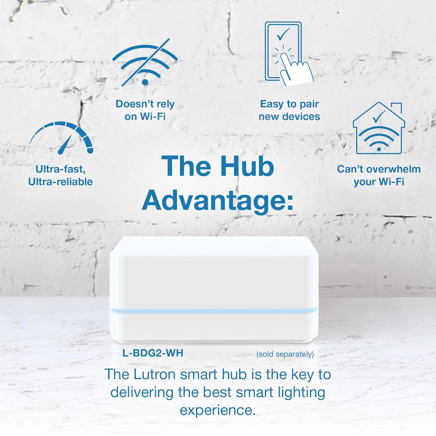 Lutron Caseta Original Smart Dimmer Switch (Lutron Smart Hub Required), for LED Lights, 150 Watt, Single-Pole/3-Way, No Neutral Required, PD-6WCL-LA, Light Almond, 12 Pack