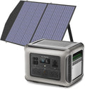 ALLPOWERS R2500 Portable Power Station with SP027 Solar Panel, 2500W 2016Wh LiFePO4 Solar Generator with 100W Panel Included, Solar Power with UPS Function, Fast Charging, 30A RV Port
