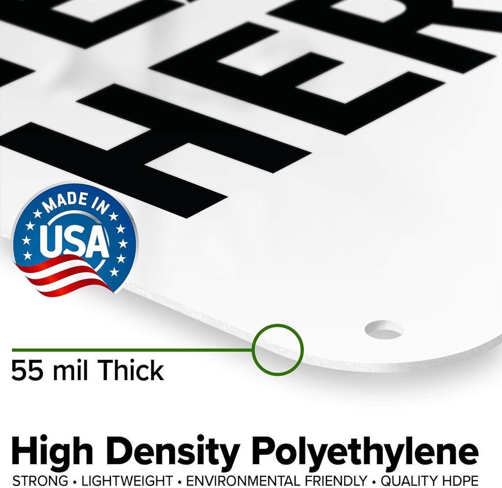 Custom Danger Sign, OSHA Sign, 12x18 Inches, 55 mil thick HDPE (high density polyethylene), Made in USA by My Sign Center