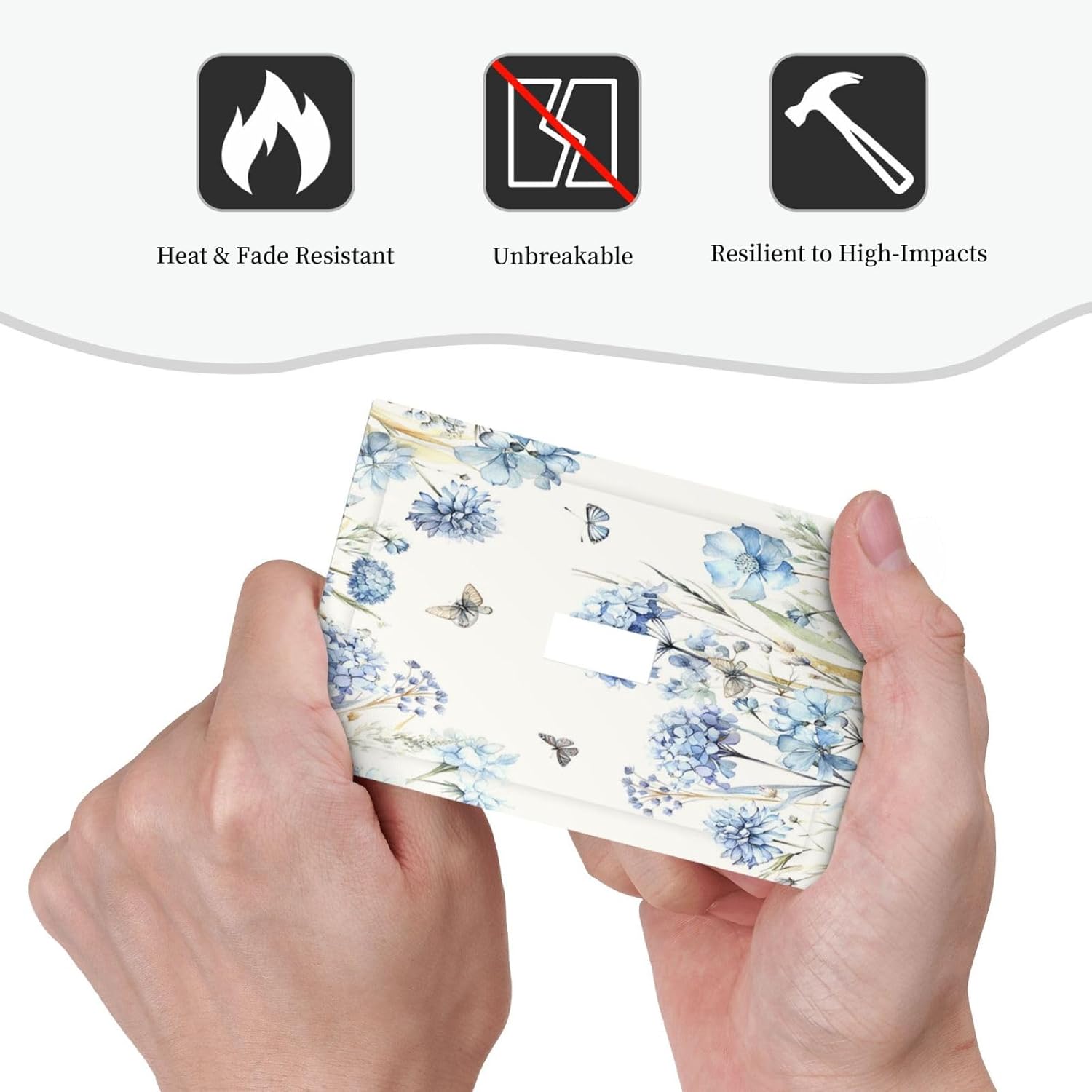 Decorative Light Switch Cover Blue Floral Hydrangea Plants 1 Gang Single Toggle Decorator Outlet Wall Plate Device Electrical Faceplate Switchplates for Bedroom Home Decor