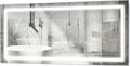 Krugg | Large 48 Inch X 24 Inch LED Bathroom Mirror | Lighted Vanity Mirror Includes Dimmer & Defogger | Wall Mount Vertical or Horizontal Installation