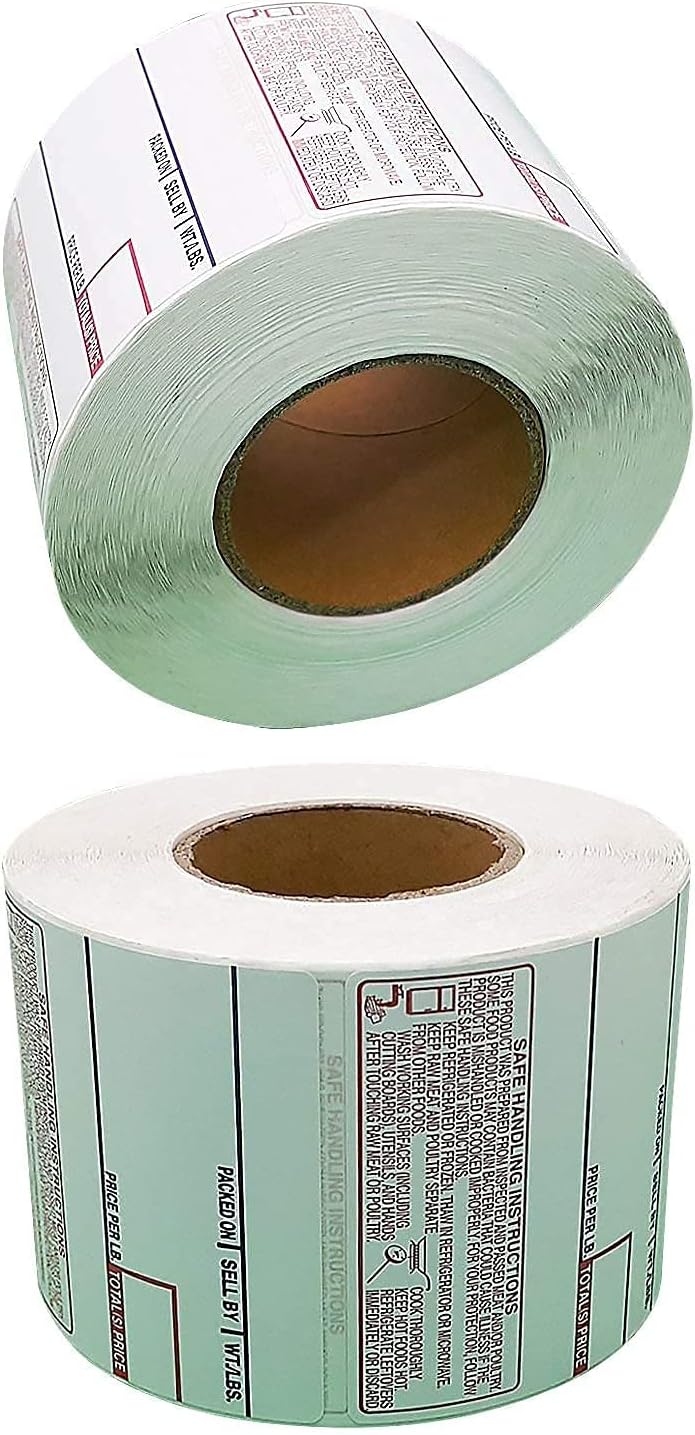 VisionTechShop LST-8040 Printing Scale Label, 58 x 60 mm, UPC/Safe Handling 36 Rolls Per Case, Lower Price Than 12 Rolls