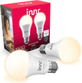 innr Smart Light Bulbs, A19 Zigbee, Works with Philips Hue* and Alexa (Bridge Required), Soft White Light Bulb, Dimmable, E26 LED Bulb 75 Watt, Warm White, 1060lm 2-Pack