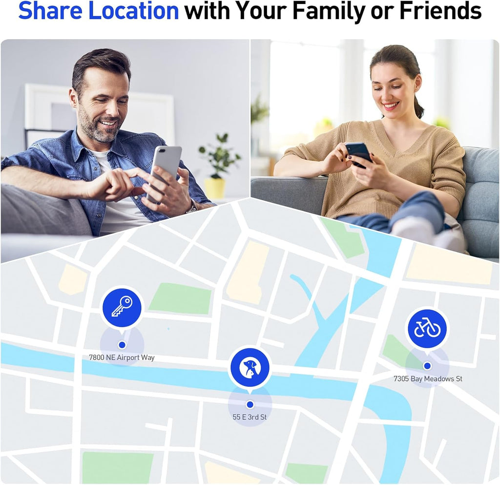 Air Tags-4 Pack Android Tracker Tag Works with Google Find Hub App(Android Only), Loud Sound, Replaceable Battery, for Keys, Suitcase, Backpack, Luggage, Wallet