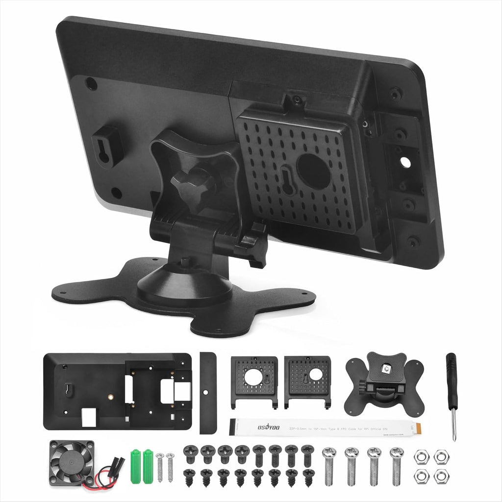 OSOYOO PiStudio Case for Raspberry Pi 7inch Touch Screen V1 and OSOYOO 7inch IPS DSI Screen V4.0