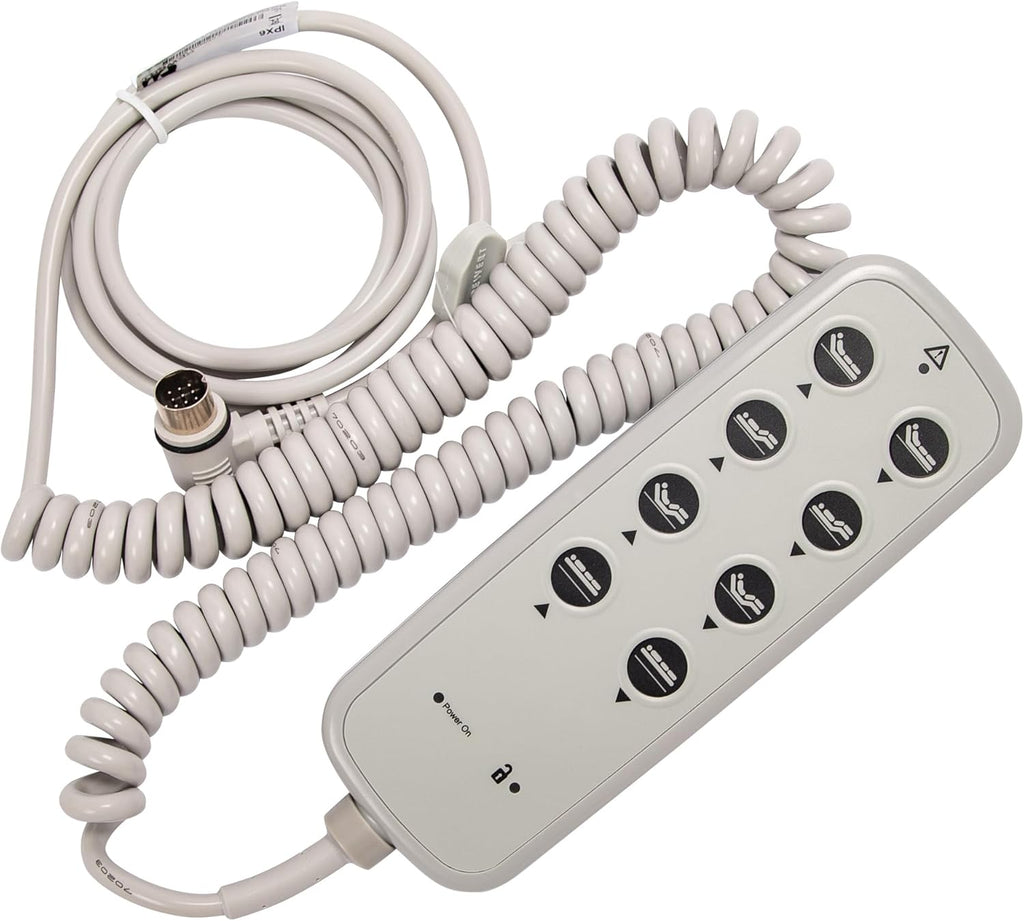 Okin Dewert 81794 IPROXX2 Handset Remote Hand Control Replacement for Hospital Bed Electric Adjustable Beds with 13 pin Connection