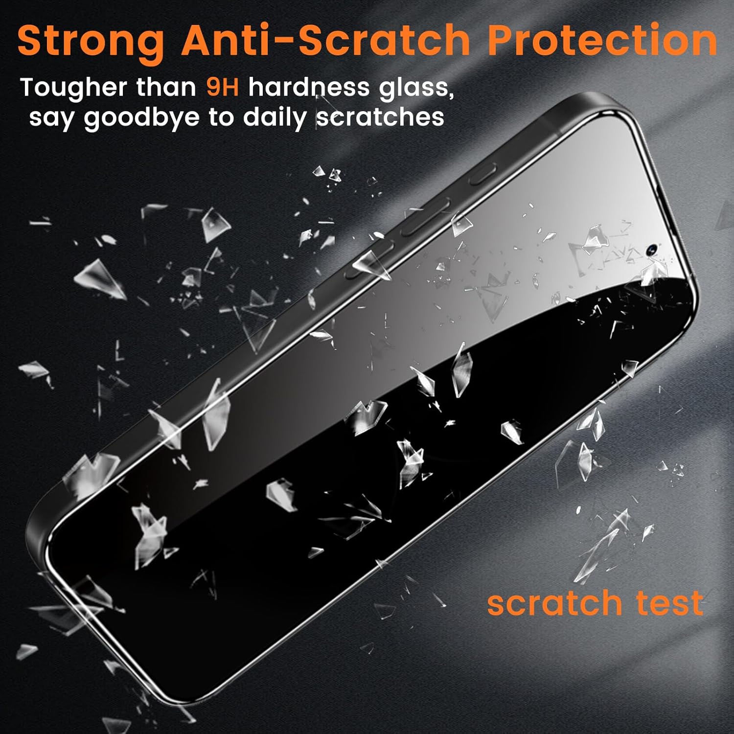 4 Pack Privacy Screen Protector for iPhone 17 Pro 6.3-Inch with 4 Pack Camera Lens Protector, Anti Spy Tempered Glass Film 9H Hardness Bubble Free Case Friendly