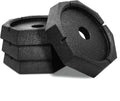 SnapPad Xtra (4-Pack) | Four-Point RV Leveling System Featuring 9” Round Jack Feet | Adds 61% Additional Surface Area for Stability, 5 lbs Per Pad & 11” Total Width | Must-Have RV Accessories