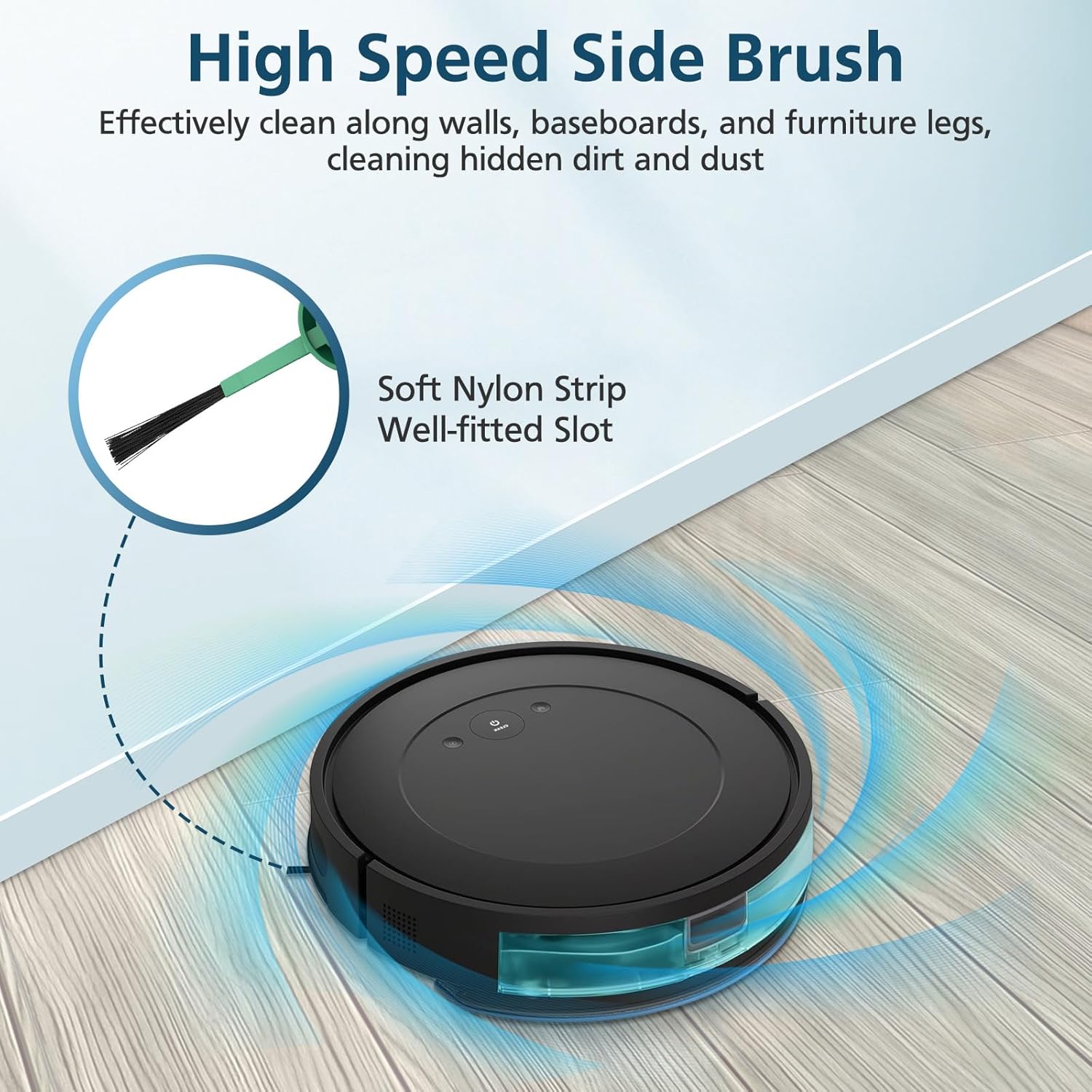 Y0140 Replacement Parts Accessories Compatible with iRobot Roomba 104/105 Vac & Combo, Y0140, Q0120, Y0110, Q011, Q0520 Robot Vacuum, 1 Roller Brush, 4 Hepa Filters, 4 Side Brush, 1 Cleaning Brushes