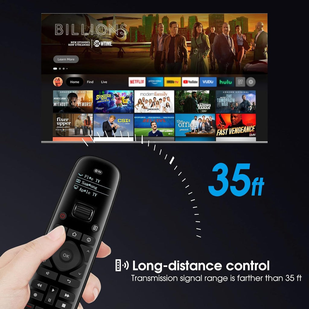 SofaBaton U2 Universal Remote Upgrade Backlit Button,Improved Scroll, All in One Universal Remote Control with App Control, Custom Macros, Compatible with Smart TVs,Sound Bar and DVD