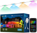 Lepro EE1 AI Permanent Outdoor Lights with Dual-Output, 200ft 120 LED RGB+IC Smart Outside Light for House Christmas Decor,Alexa Google Enabled 2.4 GHz WiFi/Bluetooth, APP Control No Remote Controller