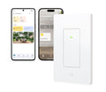Eve Light Switch (Matter) – Smart Wall Switch for Apple Home, Alexa, Google Home, SmartThings; for Single-Pole & 3-Way switches; Thread, Requires Thread Border Router & Neutral Wire; UL-Certified
