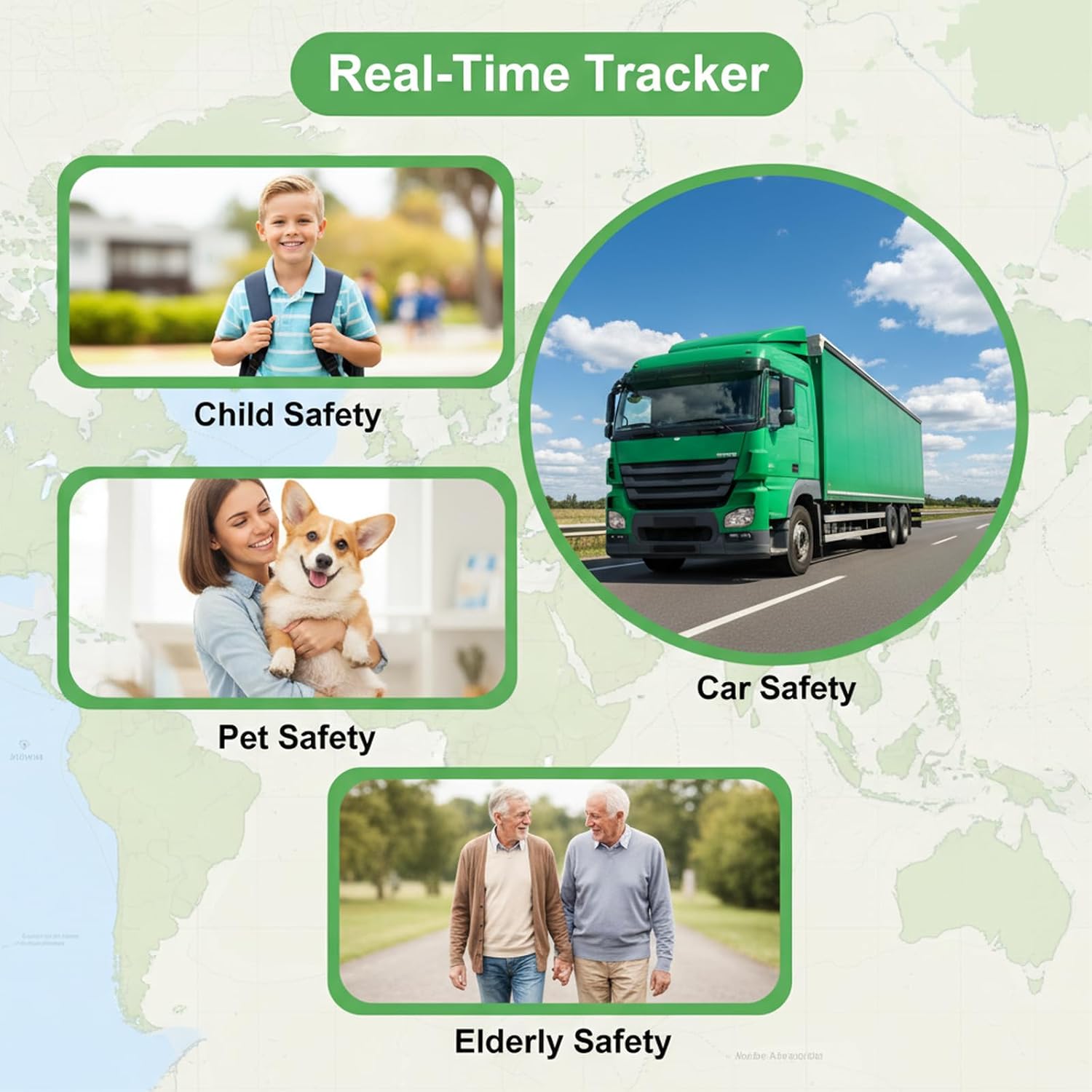 2 Pack GPS Tracker for Car Work with Find My (iOS Only) No Subscription Real Time Smart Vehicle Tracker Tags Global Mini Hidden Locator Tracking Devices with Magnetic Case No Monthly Fee for Bike Pets