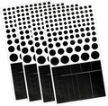 Blocked Vinyl Webcam Covers – Restickable Privacy Stickers for Laptop, Smartphone, Tablet, Smart TV & Game Console – Black, Multiple Sizes