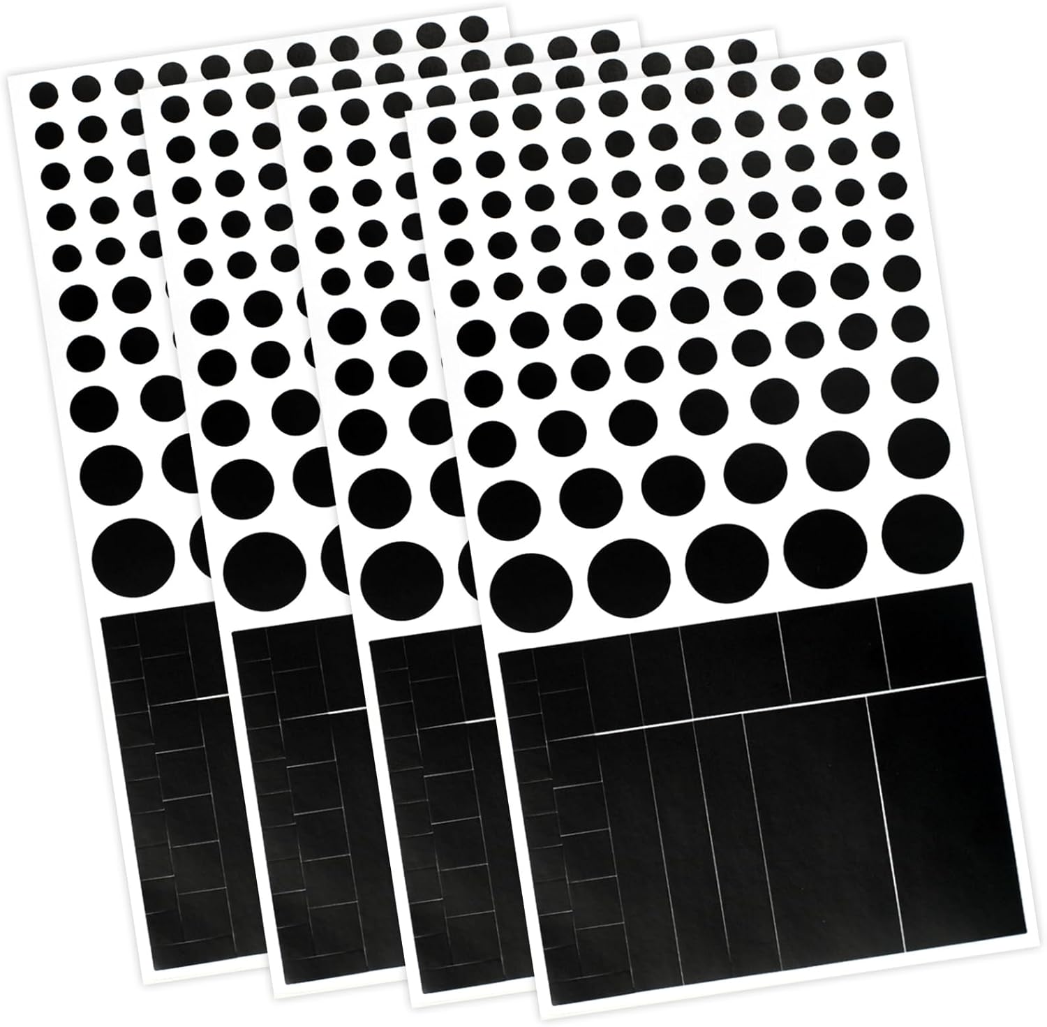 Blocked Vinyl Webcam Covers – Restickable Privacy Stickers for Laptop, Smartphone, Tablet, Smart TV & Game Console – Black, Multiple Sizes