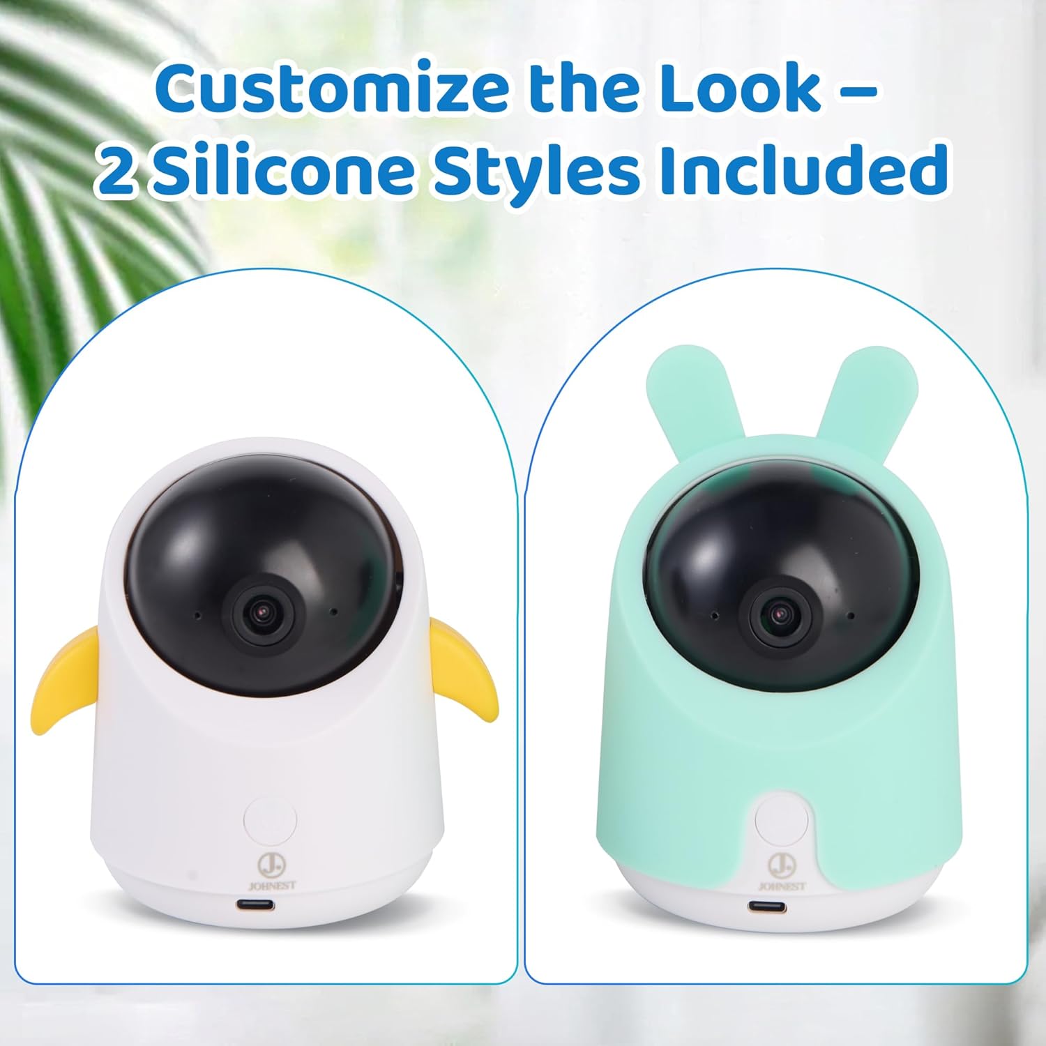 Baby Monitor with 1 or 2 HD Cameras – No WiFi Needed, AI Sleep Detection, Night Vision, Two-Way Talk, Temperature Alerts – Split Screen Option (1 Camera)