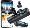 Vantrue N4 Pro S 4K 3 Channel Dash Cam w/Triple STARVIS 2, 4K+1080P+2.5K Front Inside Rear Dash Camera, 4+2.5K Dual Channel, HDR IR Night Vision, Voice Control, Parking Mode, GPS, Wi-Fi, Support 1TB