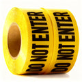 Caution Do Not Enter Tape 2 Pack 3 inch X 1000 feet • Bright Yellow with a Bold Black Print • 3 in. Wide for Maximum Readability • Tear Resistant Design