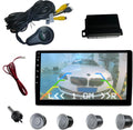 LCD Parking Sensor Kit - Displays Data on Original Screen, Easy Rear Installation, Compatible with CVBS Cameras (Not for AHD), 18 Probe Colors to Match Any Vehicle
