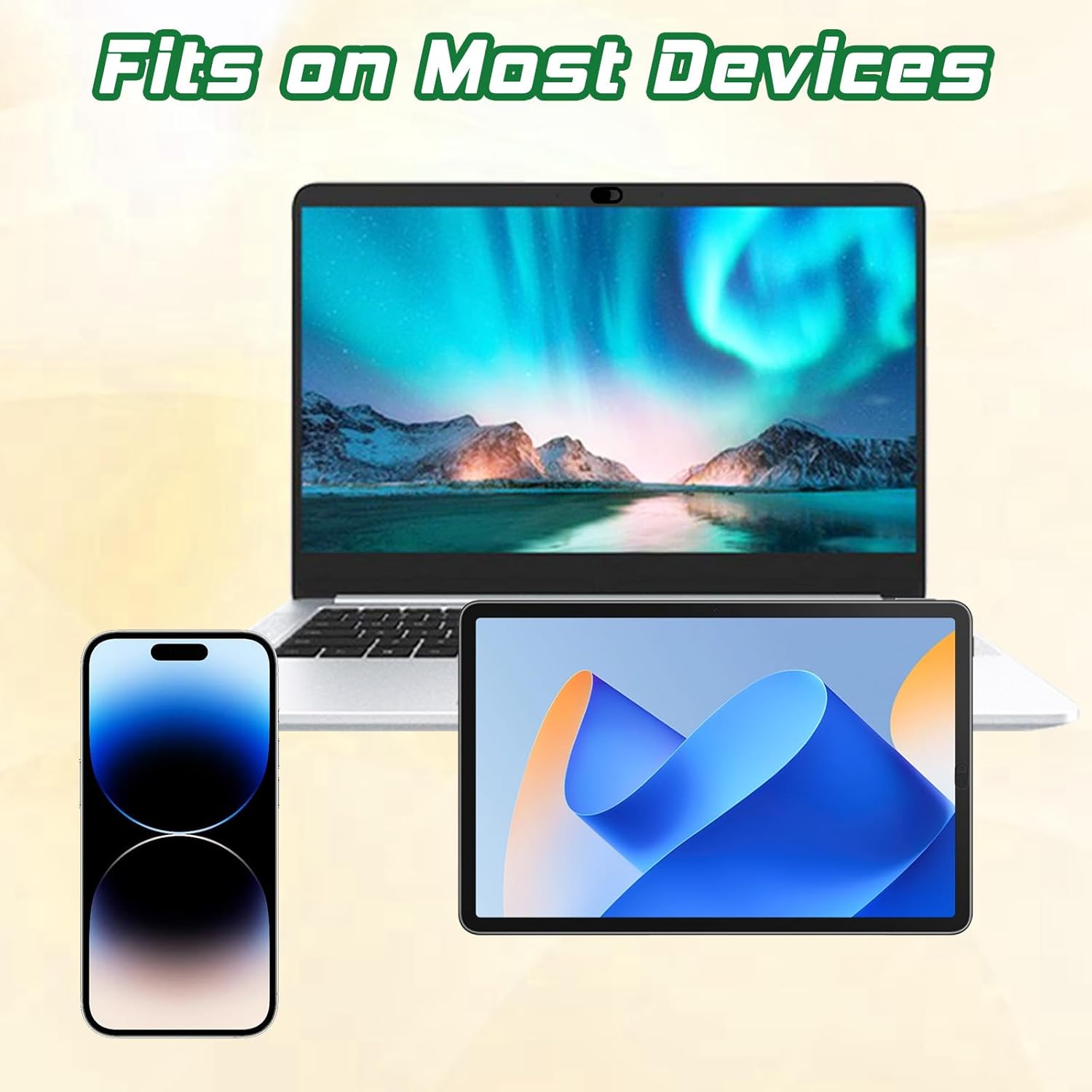Giantree 30Pcs Camera Cover, Webcam Cover, Camera Privacy Covers Slide, Phone Laptop Cameras Covering Slide, Webcam Covers for Protect Your Privacy Security Fits Most Laptop, Desktop, Smartphone