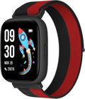 BIGGERFIVE Smart Watch for Kids, 1.8" Fitness Tracker Watch Pedometer, Heart Rate, IP68 Waterproof, Sleep Monitor, Calorie Step Counter, Puzzle Game with/Without APP for Girls Boys Teens 5-16, Nylon