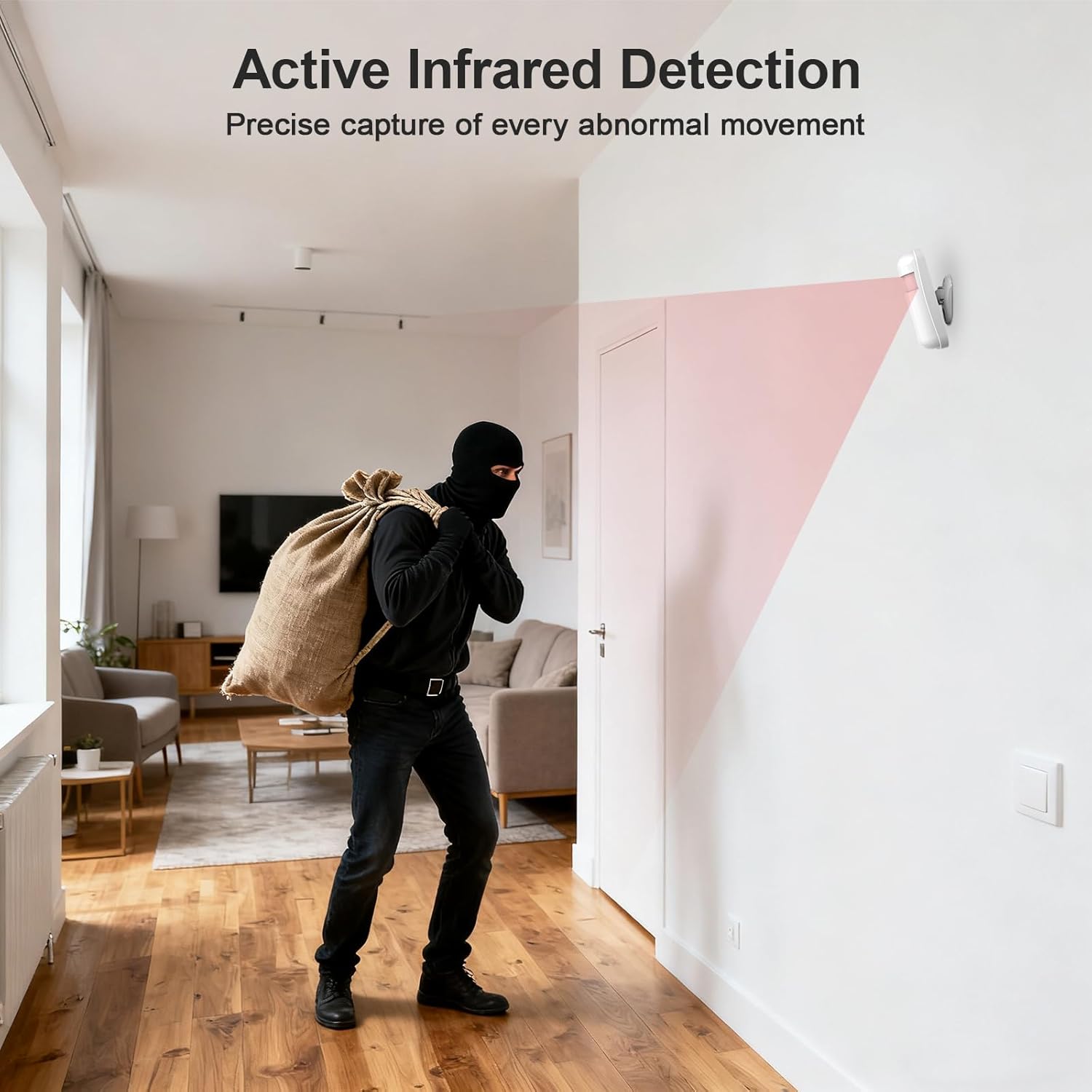 Security Systems for House,Door/Window Alarm System for Phone App & Remote Control,WiFi+GSM/4G with Instant App Alerts DIY Kit Smart Life Tuya APP Compatible with Alexa NO Monthly Fees