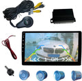 LCD Parking Sensor Kit - Displays Data on Original Screen, Easy Rear Installation, Compatible with CVBS Cameras (Not for AHD), 18 Probe Colors to Match Any Vehicle