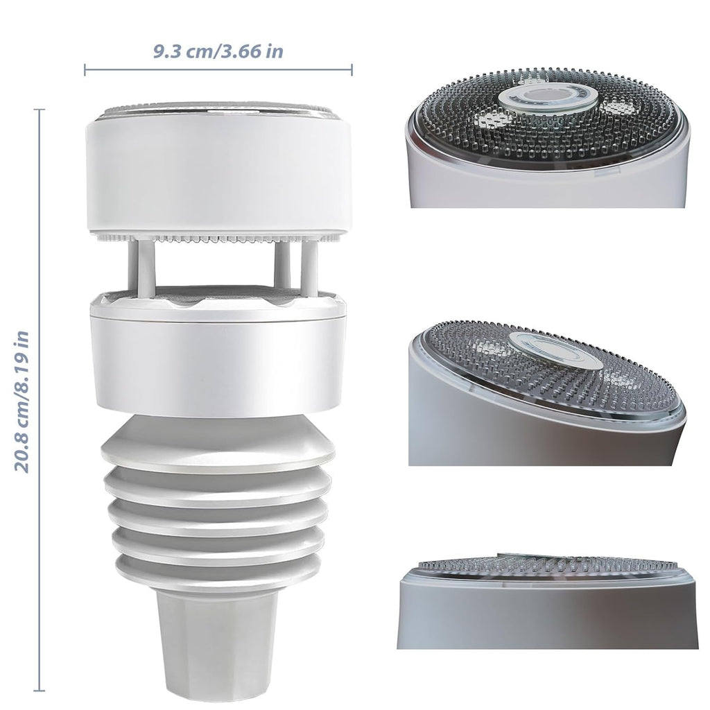 ECOWITT Wi-Fi Weather Station GW1210, Includes GW1200 Wi-Fi Gateway and WS90 Outdoor Sensor Array, 915 MHz