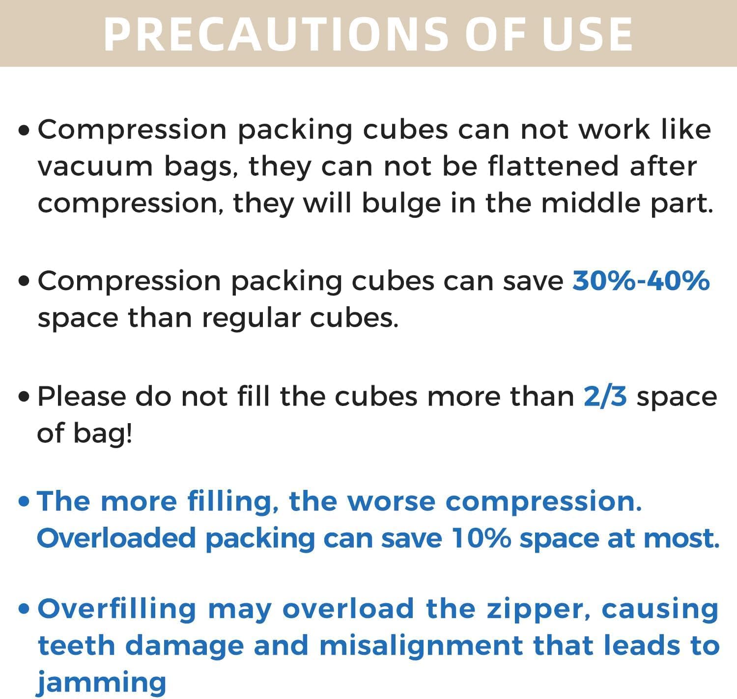 BAGAIL 4 Set/6 Set/8 Set Compression Packing Cubes Travel Accessories Expandable Packing Organizers(Purple HalfMesh 6 Set)