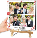 Custom Photo Frame with Stand, Personalized Picture Display, MDF and Wood Construction, Desktop Decor, Multiple Designs, Customizable Gift for Family and Friends