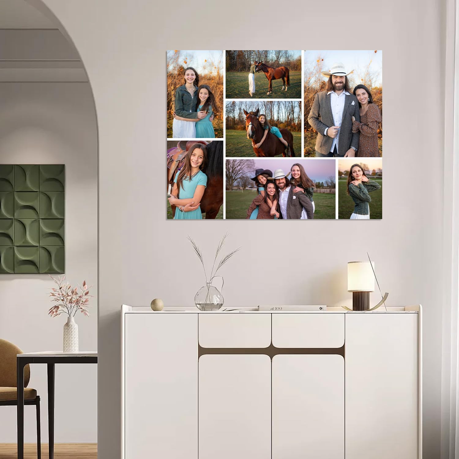 YXIMOX Custom 11" x 14" Art Print on Premium Canvas, Personalized with Your Image or Design, Large Wall Decor for Living Room, Office, Bedroom, Custom Canvas Artwork(11"x14",Unframe)