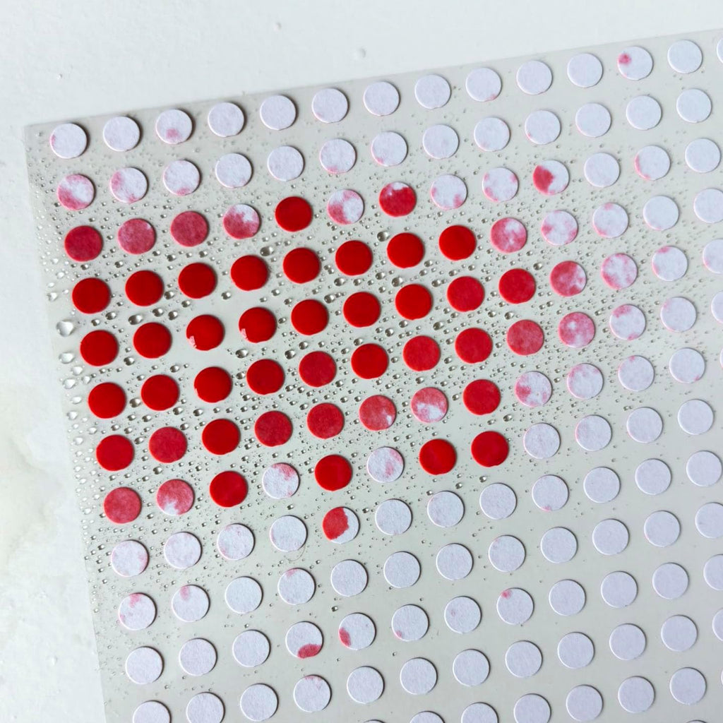300pcs 0.24 inch Dot Water Sensitive Sticker Turn Red When Got Wet Device Potential Damage Indicator Warranty Void Instruction Liquid Sensor Label