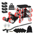 Furniture Dolly,Furniture Movers with 5 Wheels,Carbon Steel Panel Heavy Duty Dolly,Furniture Lifter with 5 360° Rotatable Rubber Universal Wheels,Maximum Load 3474LBS