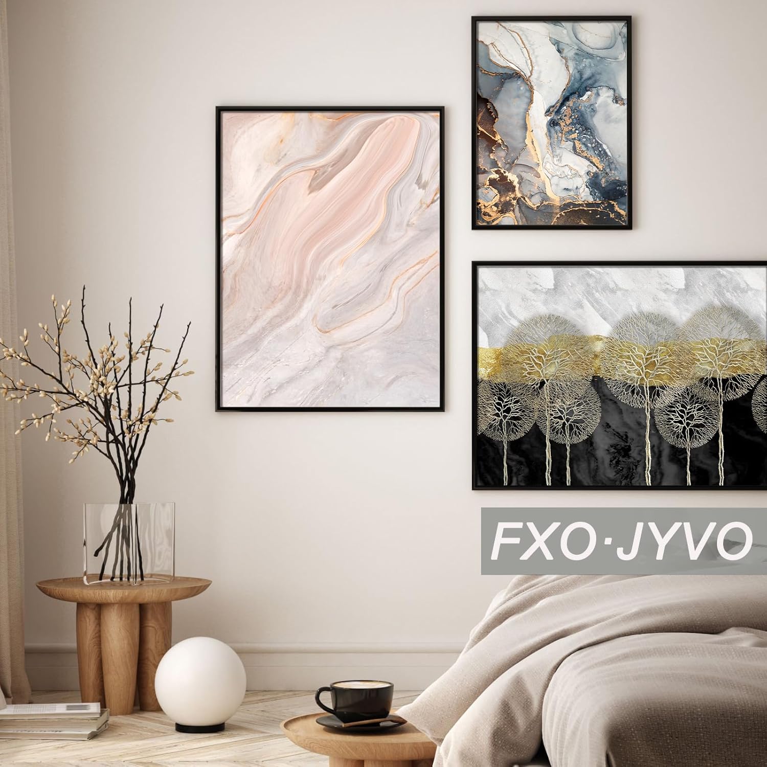 10x20 Picture Frame Set of 3, Black Frame for 10 x 20 Inch Picture Poster Photo, Light Weight and High Transparent 10 by 20 Frame for Wall - 3 Pack/Black/10 x20