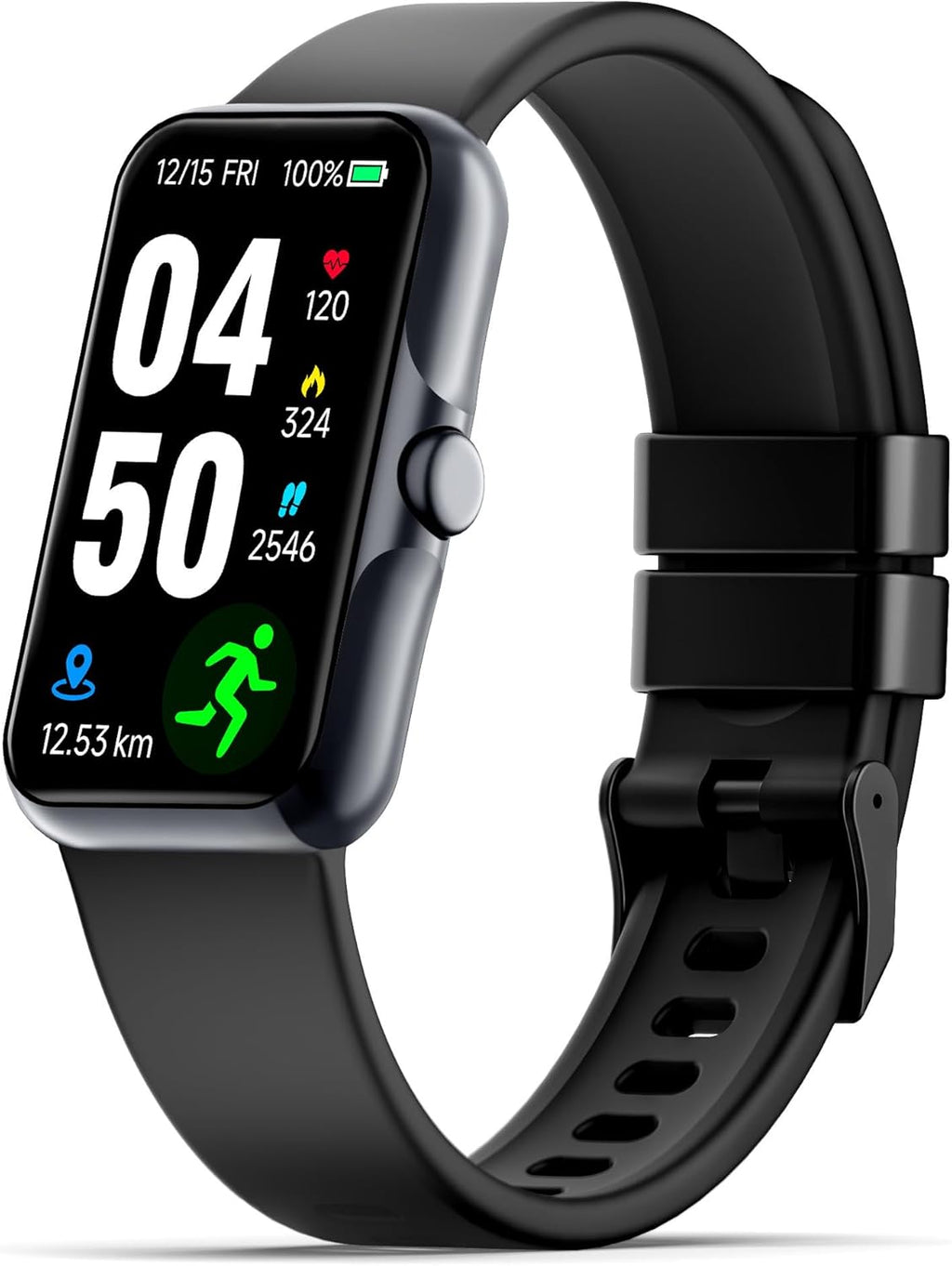 Fitness Tracker with 24/7 Continuous Heart Rate, Blood Oxygen Monitor, Smart Watch with Sleep Monitor, IP68 Waterproof Activity Tracker Step Counter for Women Men