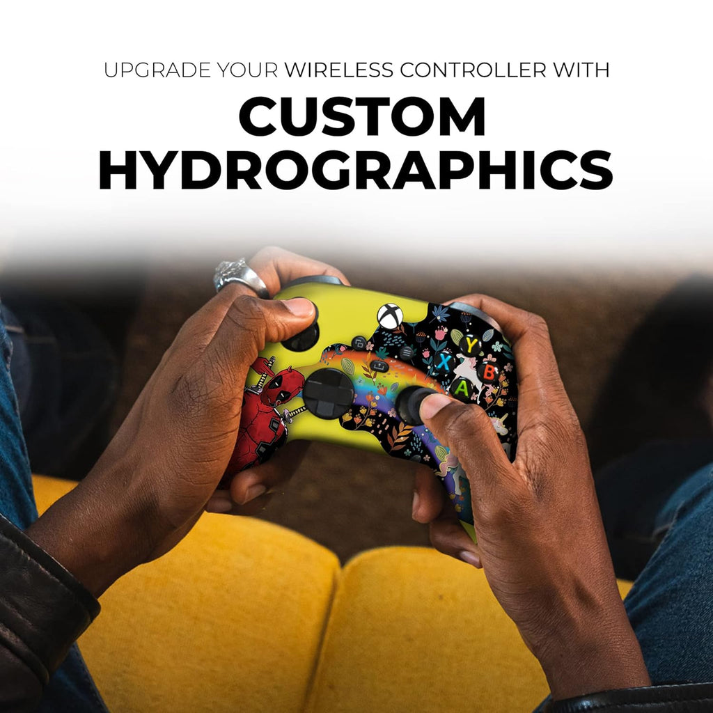 DreamController Deaddpool & Unicorn Custom X-box Controller Wireless compatible with X-box One/X-box Series X/S Proudly Customized in USA with Permanent HYDRO-DIP Printing(NOT JUST A SKIN)(MODDED