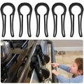 Gas Stove Safety Knob Lock, Baby Proof Stove Oven Locks, Kids Proof Stove Guard, Clear (Pack of 5)