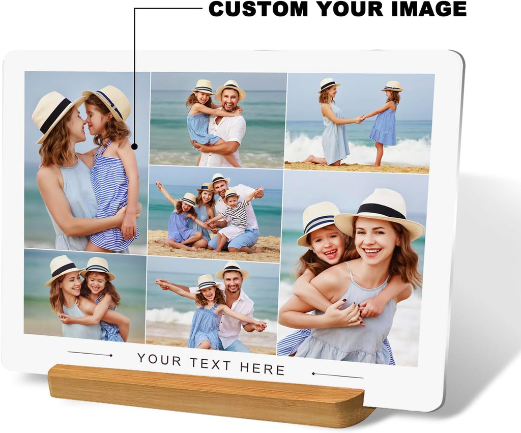 Custom Style Custom Metal Photo Prints,Customize Your own Picture Frame,Personalized Metal Picture Gift for Family and Lovers