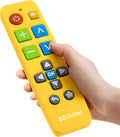 Plus Big Button Universal TV Remote (Yellow) Simple Easy to Use, Works with Major TV Brands (2xAAA Batteries Not Included)